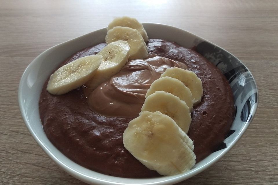 Hirse - Schoko - Creme mit Banane