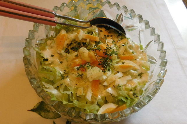 Endiviensalat mit Ei von Bienenköchin| Chefkoch