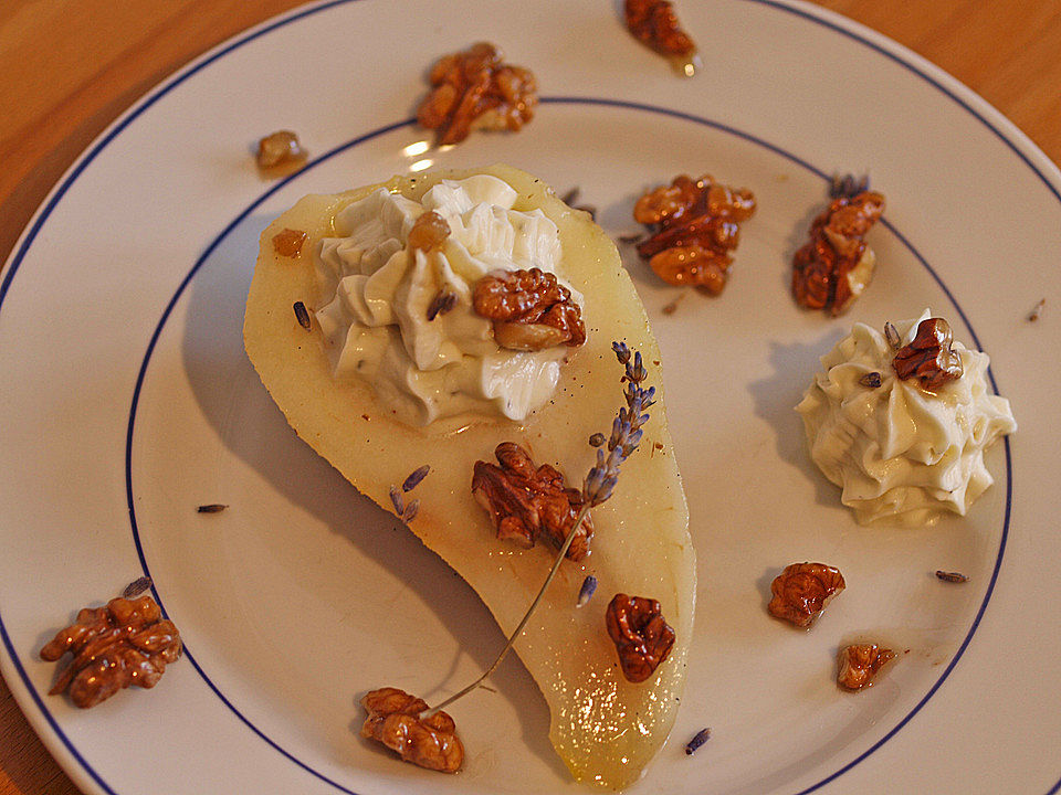 Birne mit Gorgonzolacreme| Chefkoch