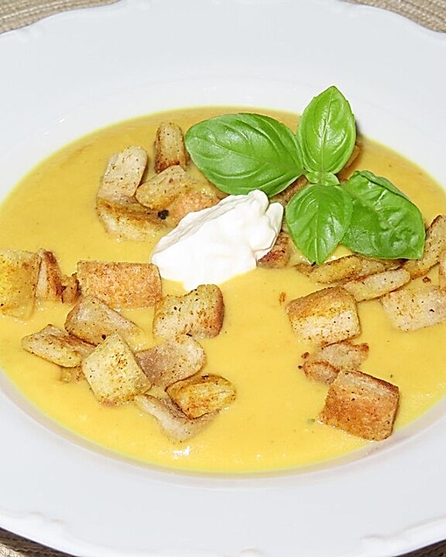 Curry-Pastinaken-Suppe