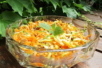 Mohren Zucchini Salat Mit Thunfisch Von Fienchen93 Chefkoch 
