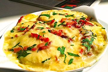 Kartoffelgratin mit Bacon