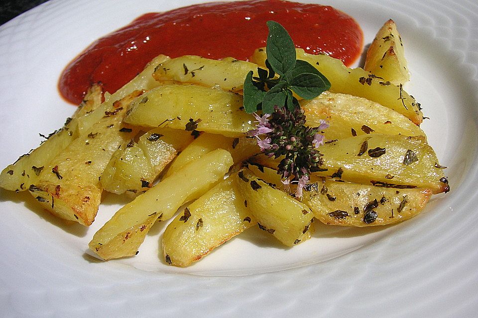 Griechische Knoblauch-Kartoffeln mit Oregano