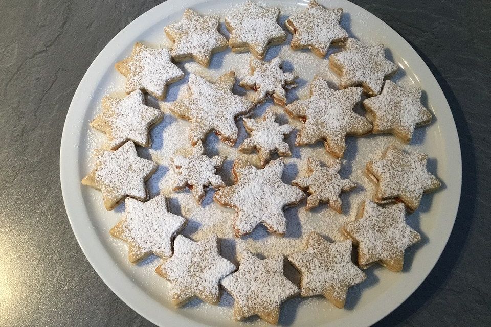 Linzer Plätzchen mit Johannisbeergelee