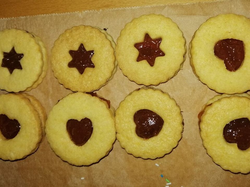 Linzer Plätzchen mit Johannisbeergelee von isabelle-sievers| Chefkoch