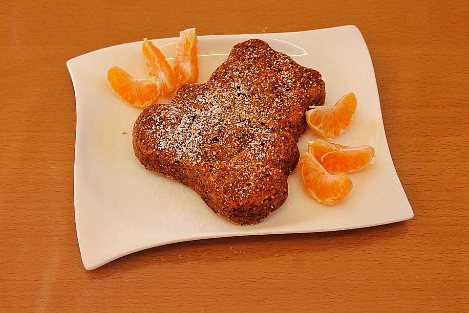 Möhrenkuchen mit Orangen-Frischkäse-Glasur