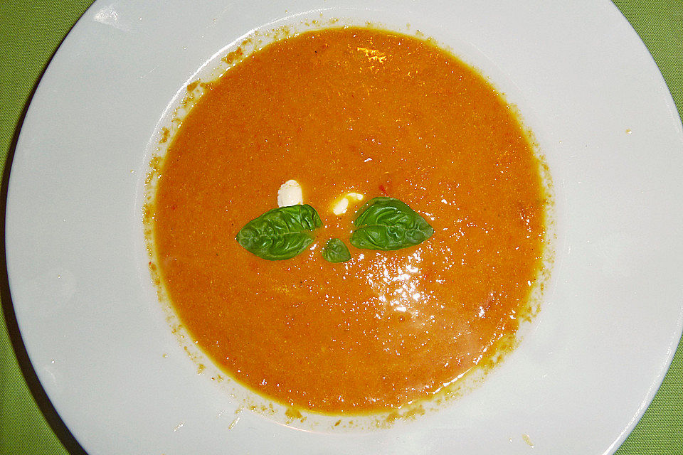 Orangen - Möhrensuppe