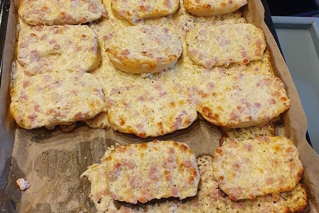 Pikante Partybrötchen mit Creme fraiche| Chefkoch