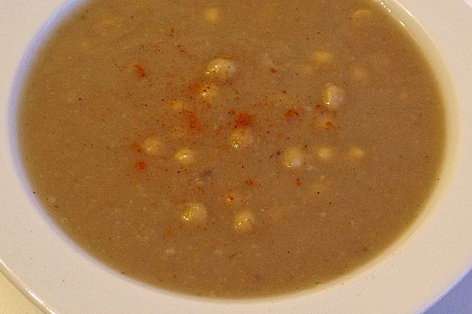 Fettfreie Sellerie-Maronen-Kichererbsensuppe - KFZ-Diät