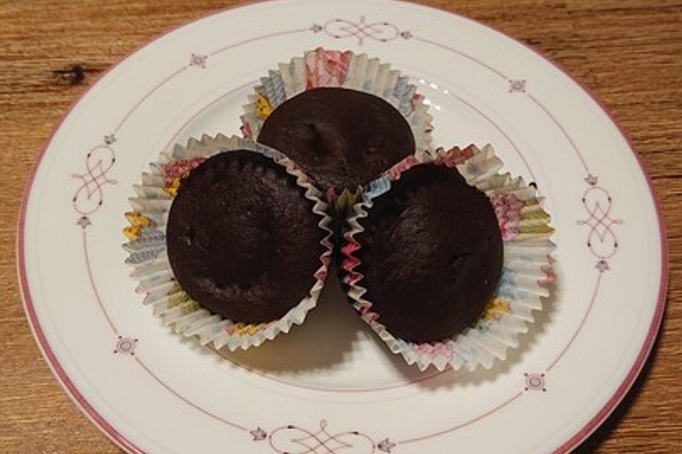 Vegane Schoko-Bananen-Muffins