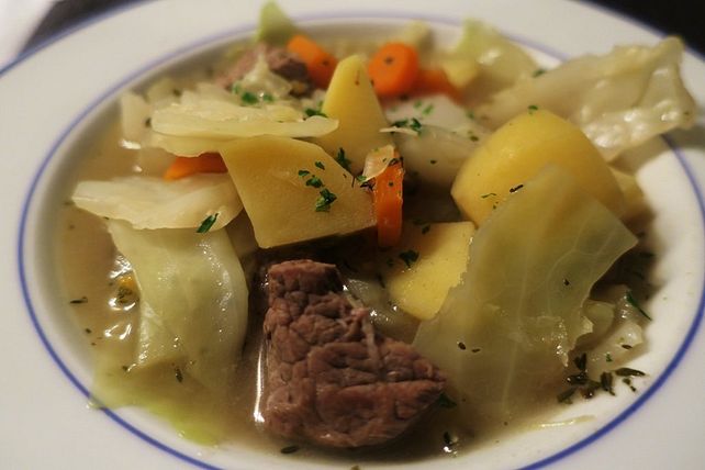 Rindfleisch-Kartoffel-Eintopf nach irischer Art von 3kunterbunte| Chefkoch