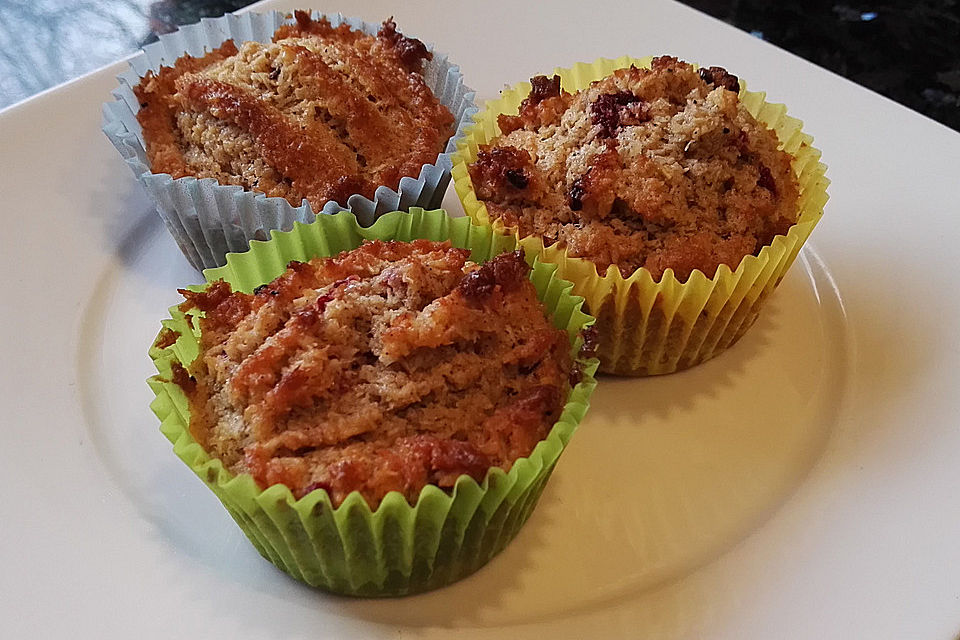 Kokosmuffins mit Blaubeeren