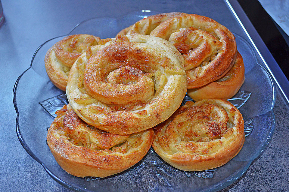 Apfel-Zimt-Schnecken