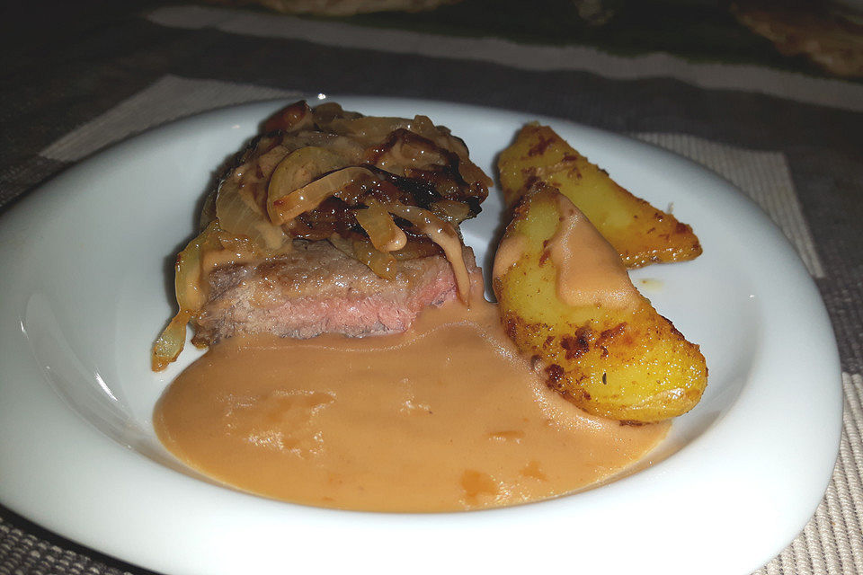 Zwiebelrostbraten