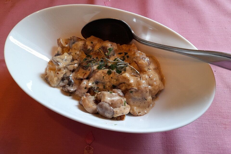 Champignon-Rahmsauce