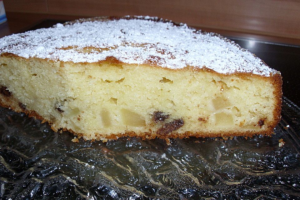 Apfel-Schoko-Chunks Kuchen