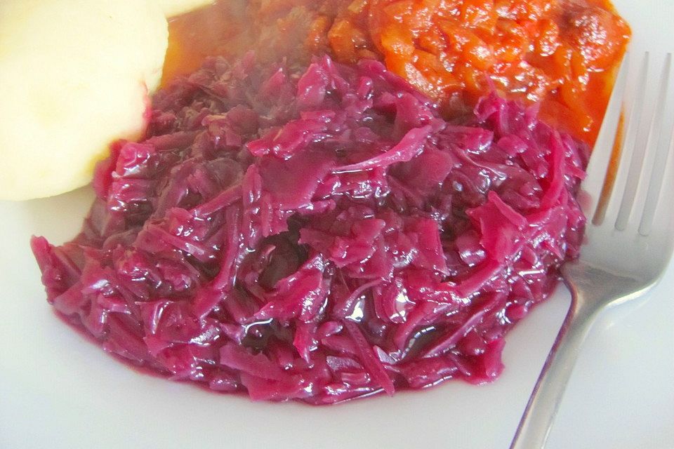 Blaukraut mit Nussmus