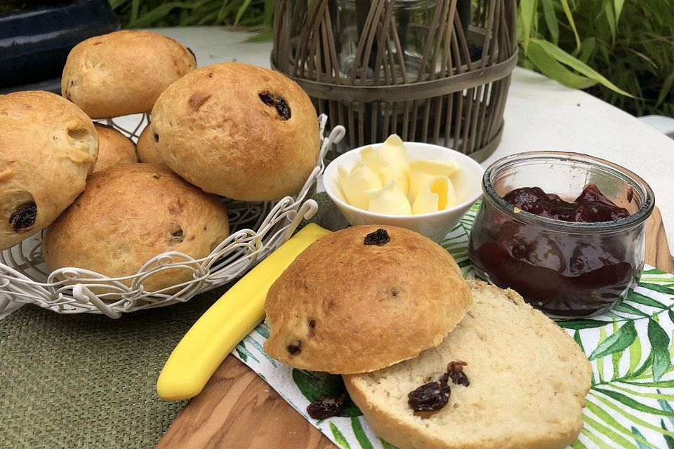 Irische Rosinenbrötchen