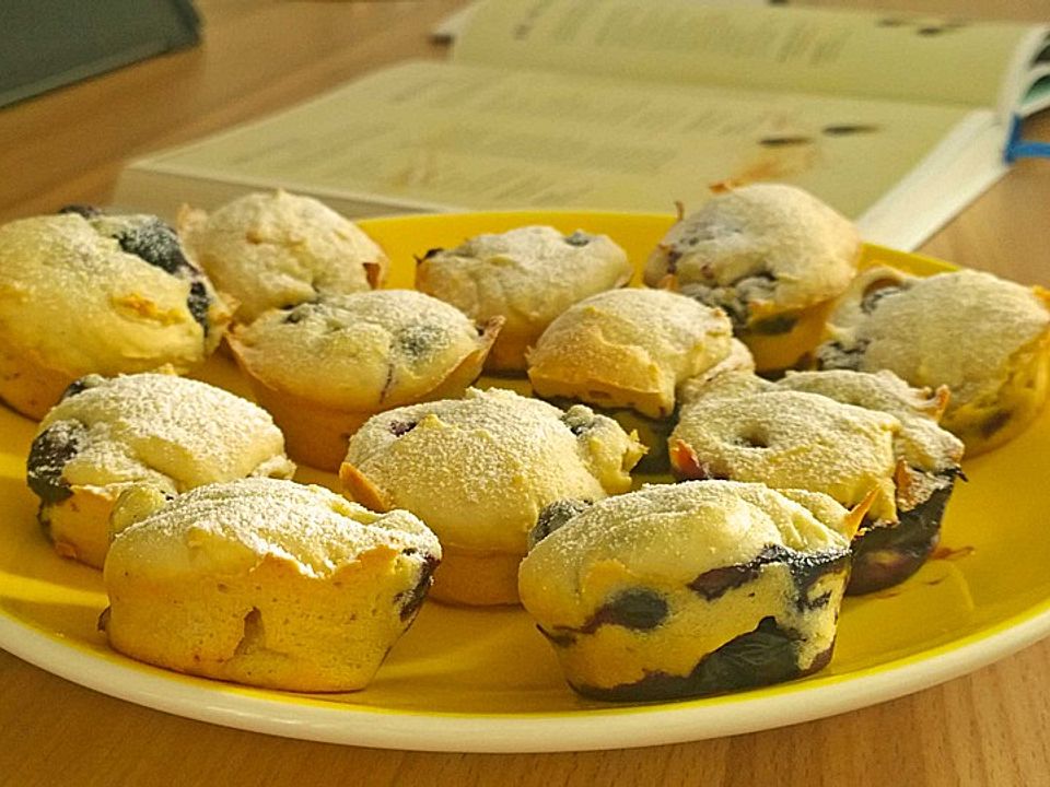 Blaubeermuffins mit Ricotta und Honig von simonizer| Chefkoch