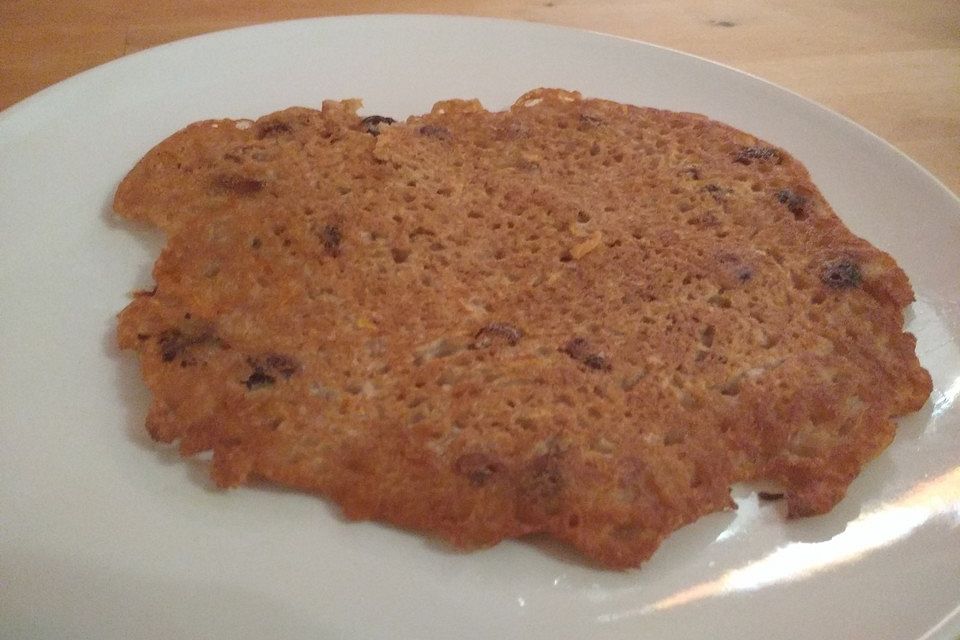 Süßer Karottenpfannkuchen