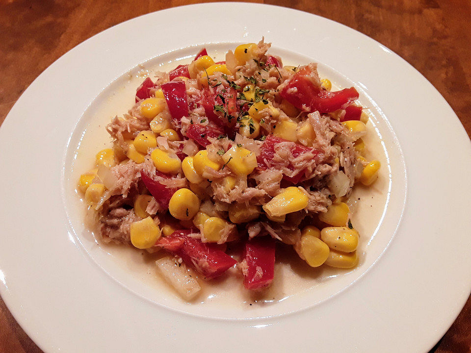 Frischer Mais-Thunfisch-Salat von goenny | Chefkoch