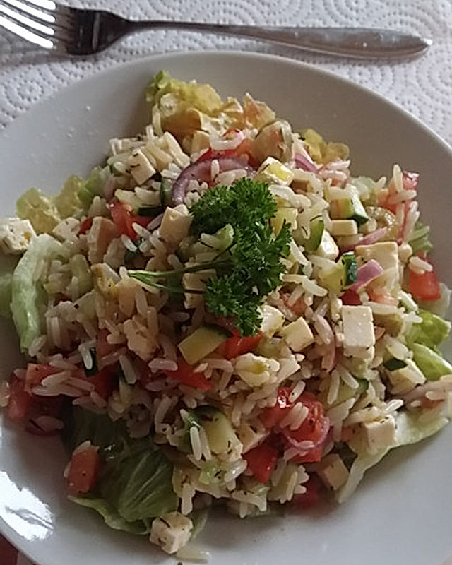 Reissalat auf griechische Art