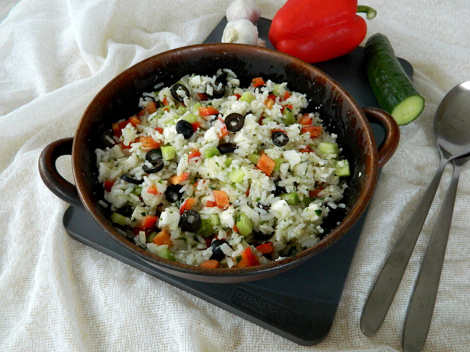 Reissalat auf griechische Art von McMoe| Chefkoch