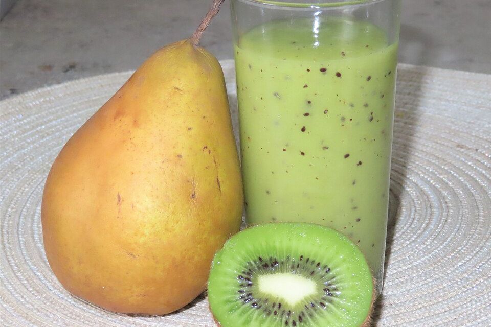 Kiwi-Birnen-Smoothie