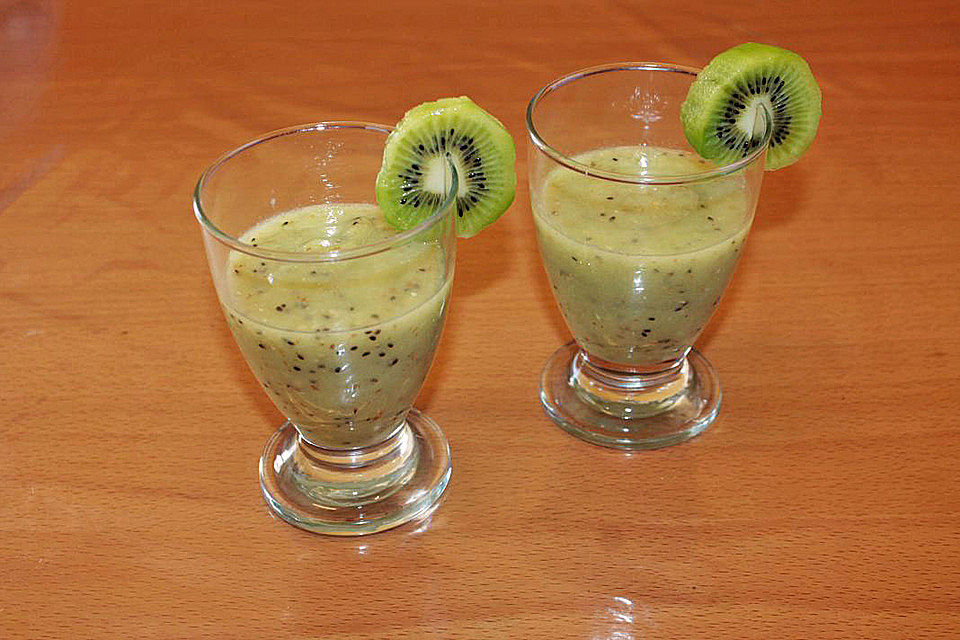 Kiwi-Birnen-Smoothie