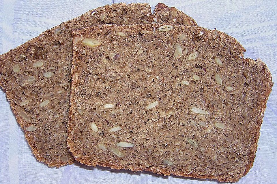 Schwarzbrot aus Sauerteig