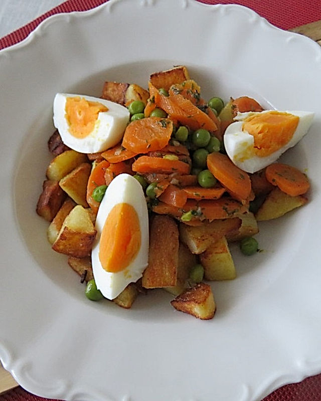 Kartoffel-Gemüse-Pfanne mit Kurkuma