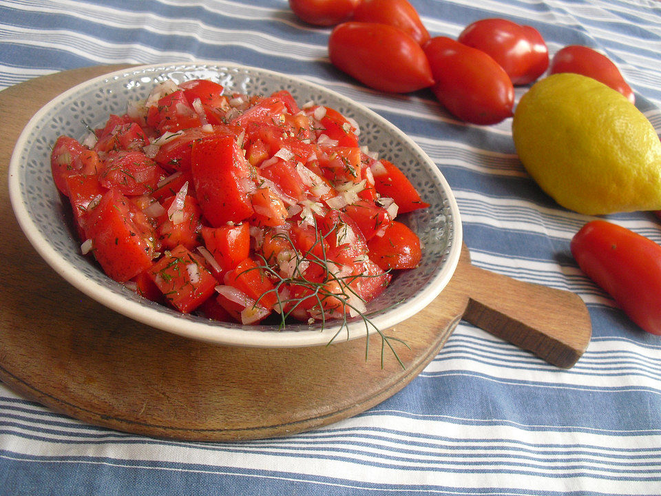 Tomatensalat mit Dill von sissimuc| Chefkoch