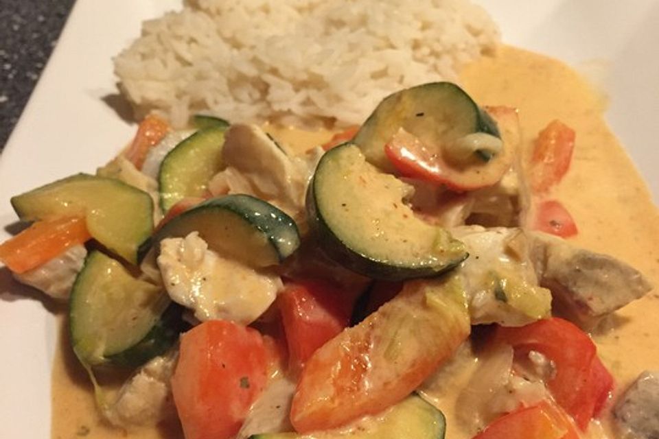 Fisch-Kokos-Curry