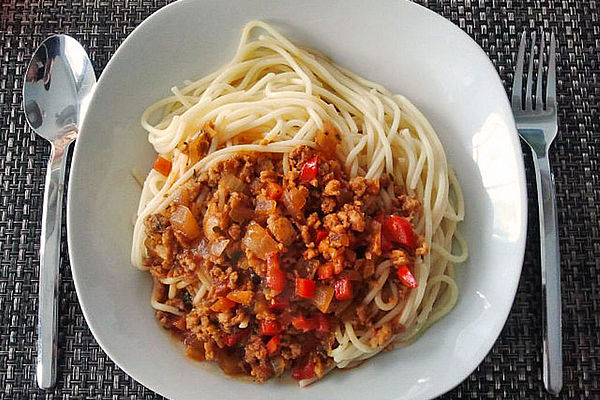 Spaghetti Bolognese vegan von vitality13 | Chefkoch