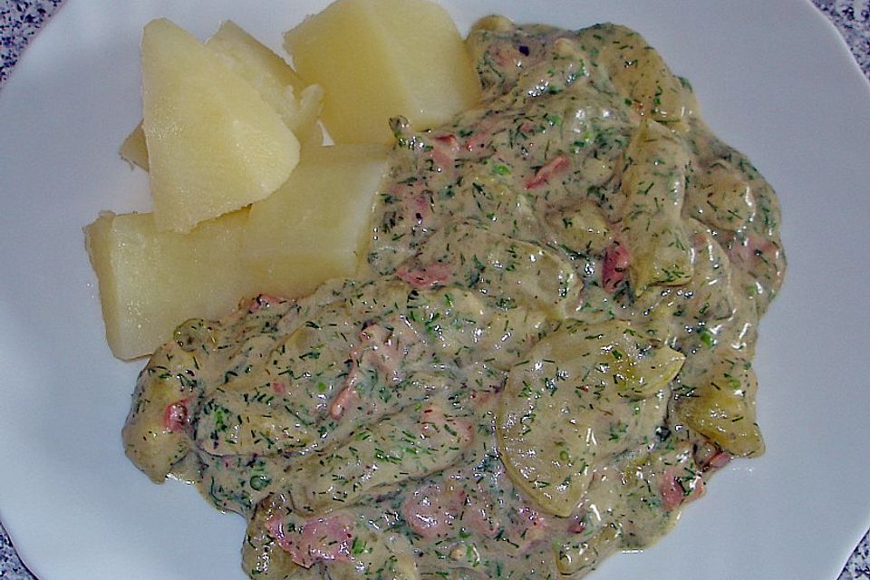 Gurken-Dill-Pfanne