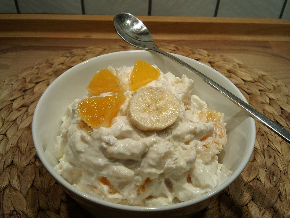 Kokos-Orangen-Quark mit Banane von Killavio| Chefkoch