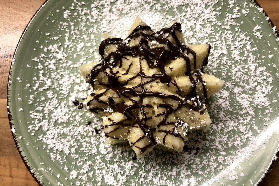 Apfel-Haferflocken-Mikrowellen-Tassenkuchen