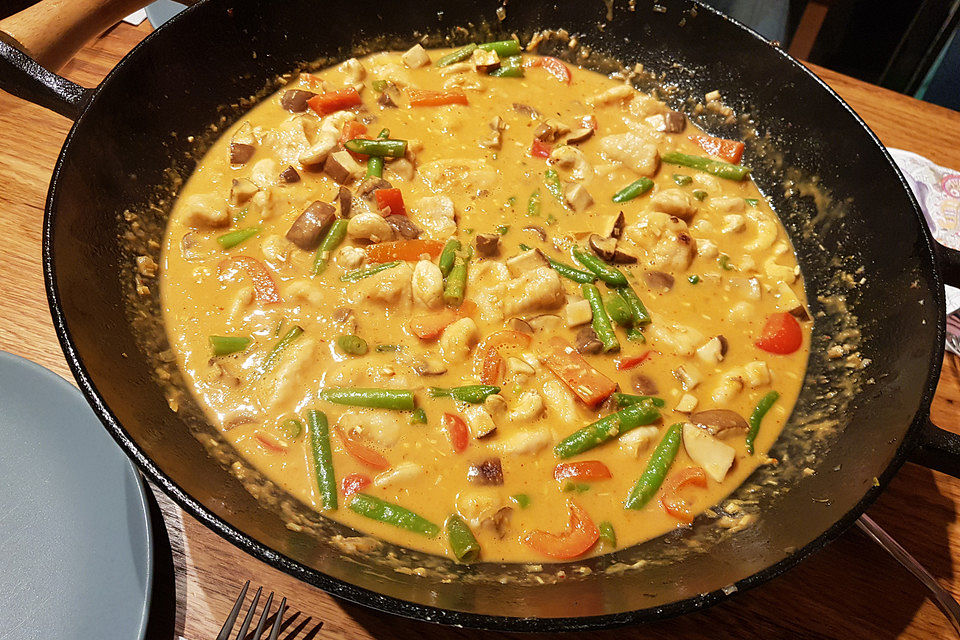 Thaicurry mit Kokosmilch