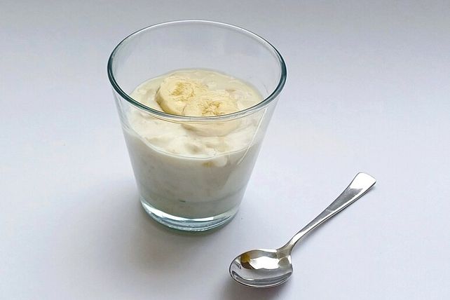 Bananenjoghurt mit Crème fraîche von quattro_40036| Chefkoch