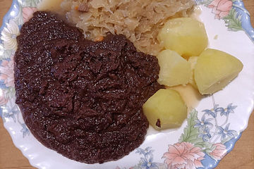 Blutkuchen Rezept - Blutkuchen (schweißhuchen) Von Taubenpeter. Ein Thermomix ® Rezept Aus