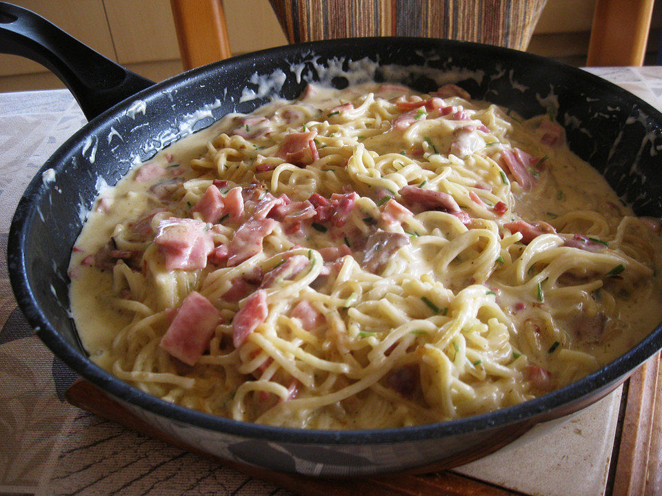 Käsesahnesoße mit Schinken von Alyce| Chefkoch