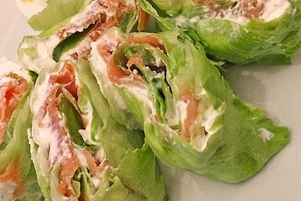 Salat-Wrap mit Räucherlachs von Lislfox | Chefkoch
