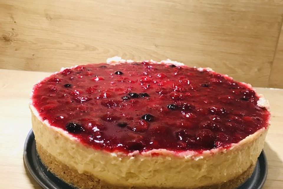 Rote-Grütze-Kuchen