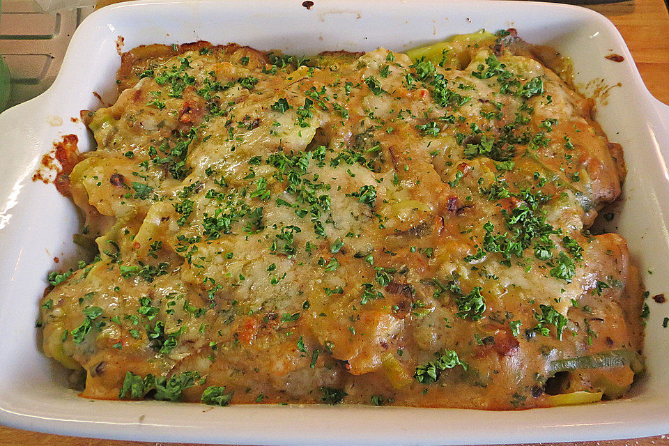 Blumenkohl-Gratin mit Kartoffeln