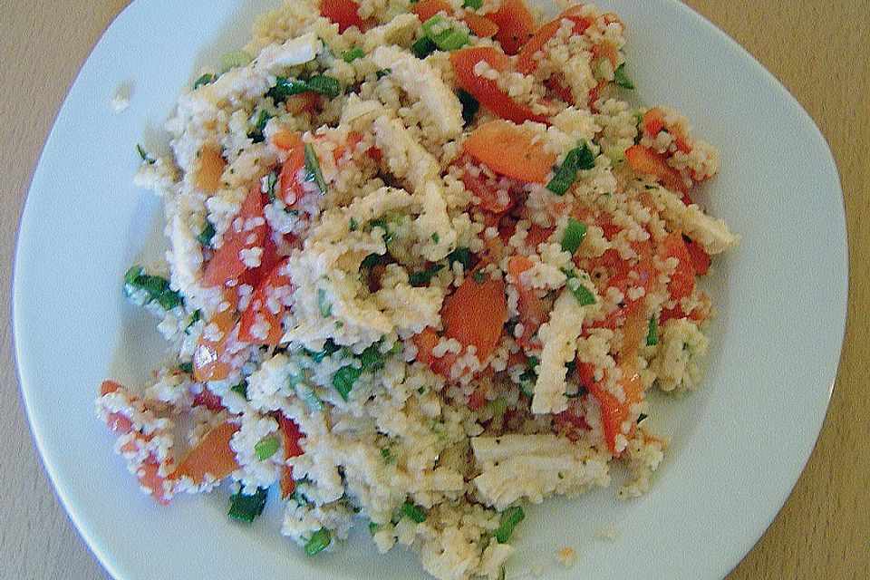 Couscous - Salat mit Tomaten & Mozarella