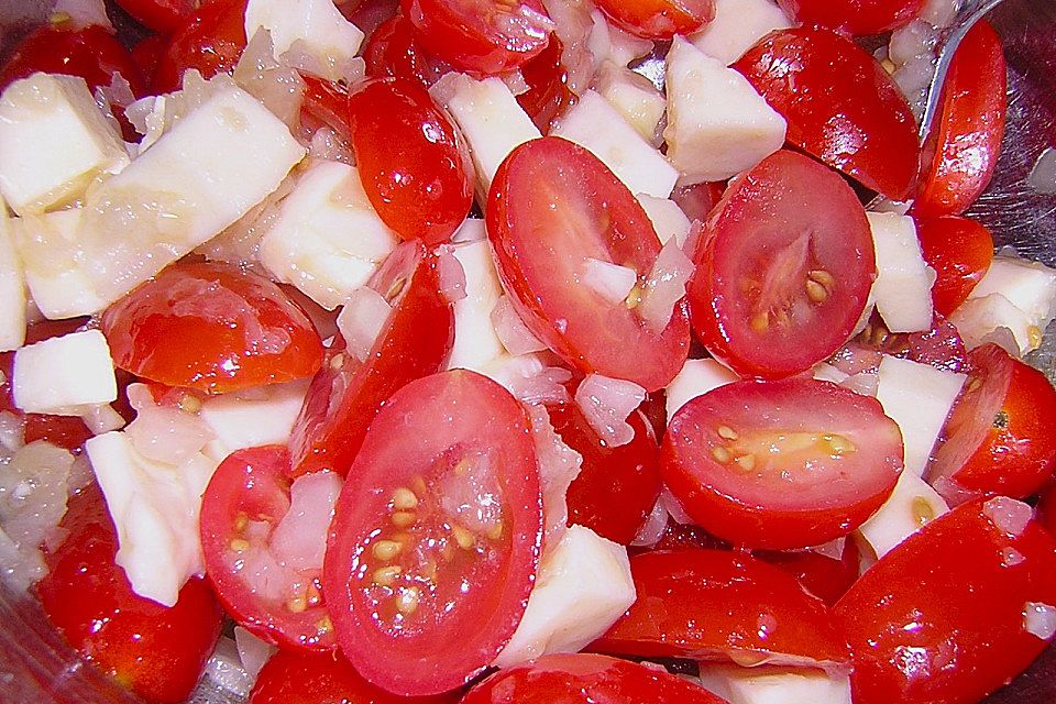 Couscous - Salat mit Tomaten & Mozarella