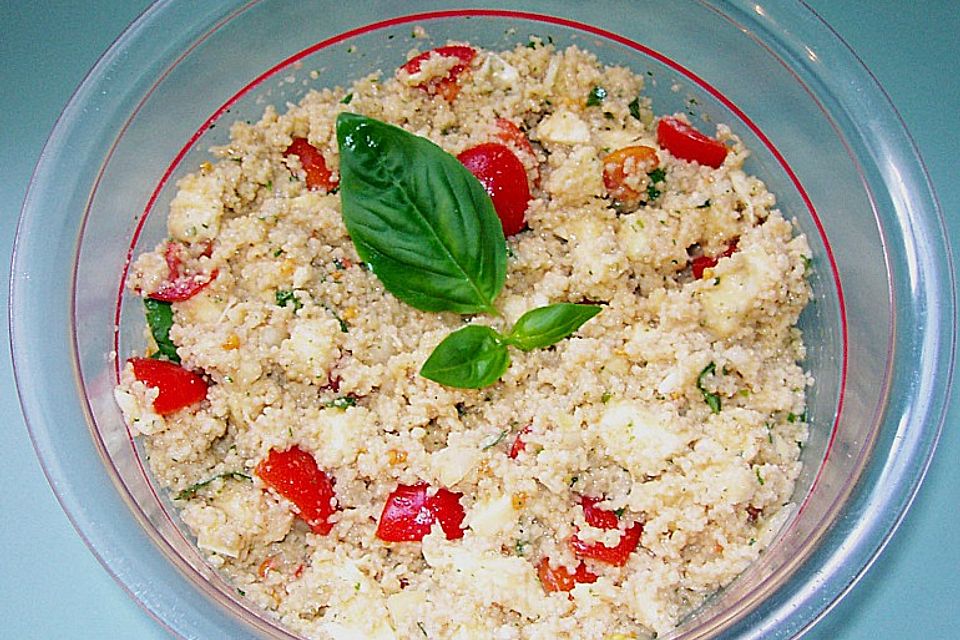 Couscous - Salat mit Tomaten & Mozarella