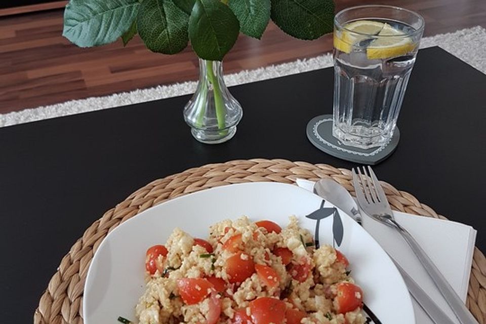 Couscous - Salat mit Tomaten & Mozarella