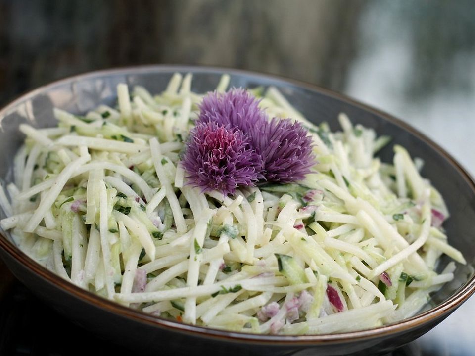 Gurken-Kohlrabi Salat von thia63| Chefkoch