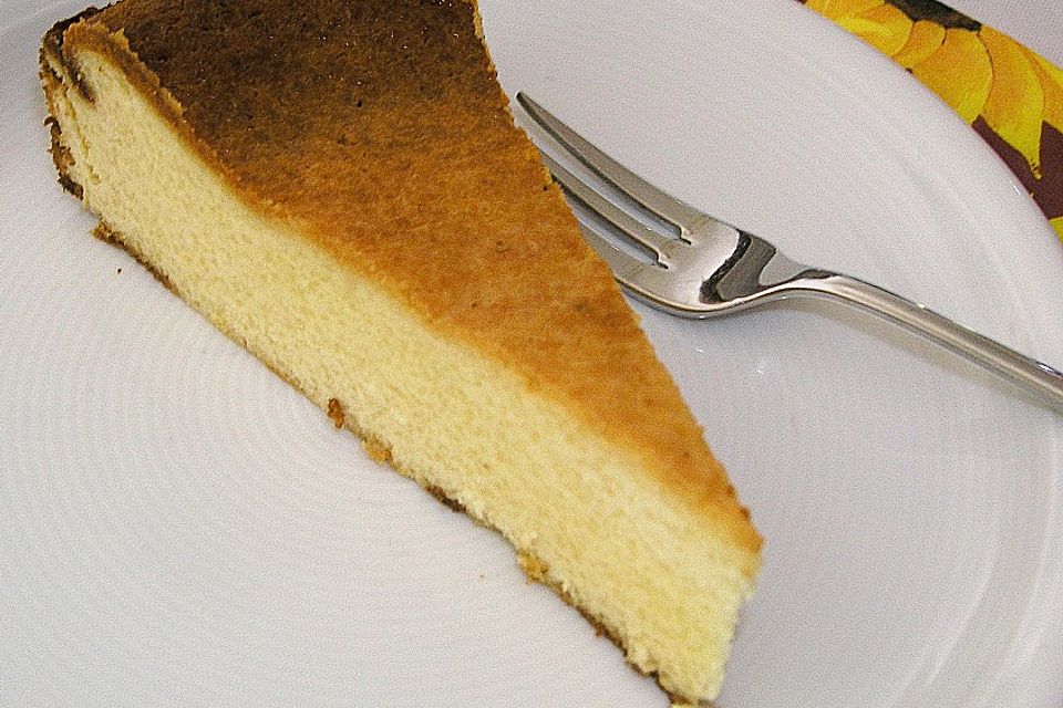 Käsekuchen ohne Boden